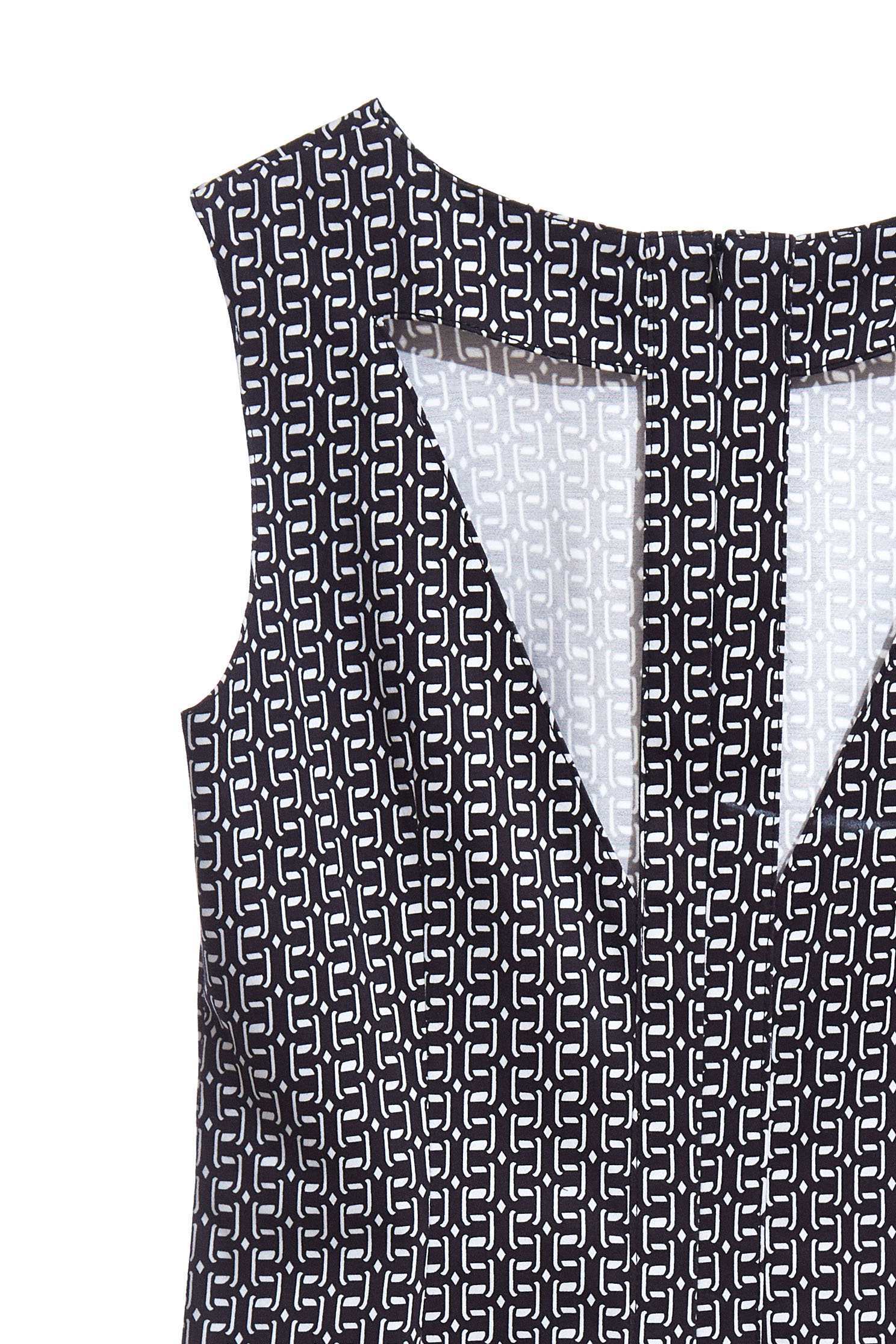 Chain totem sleeveless dress