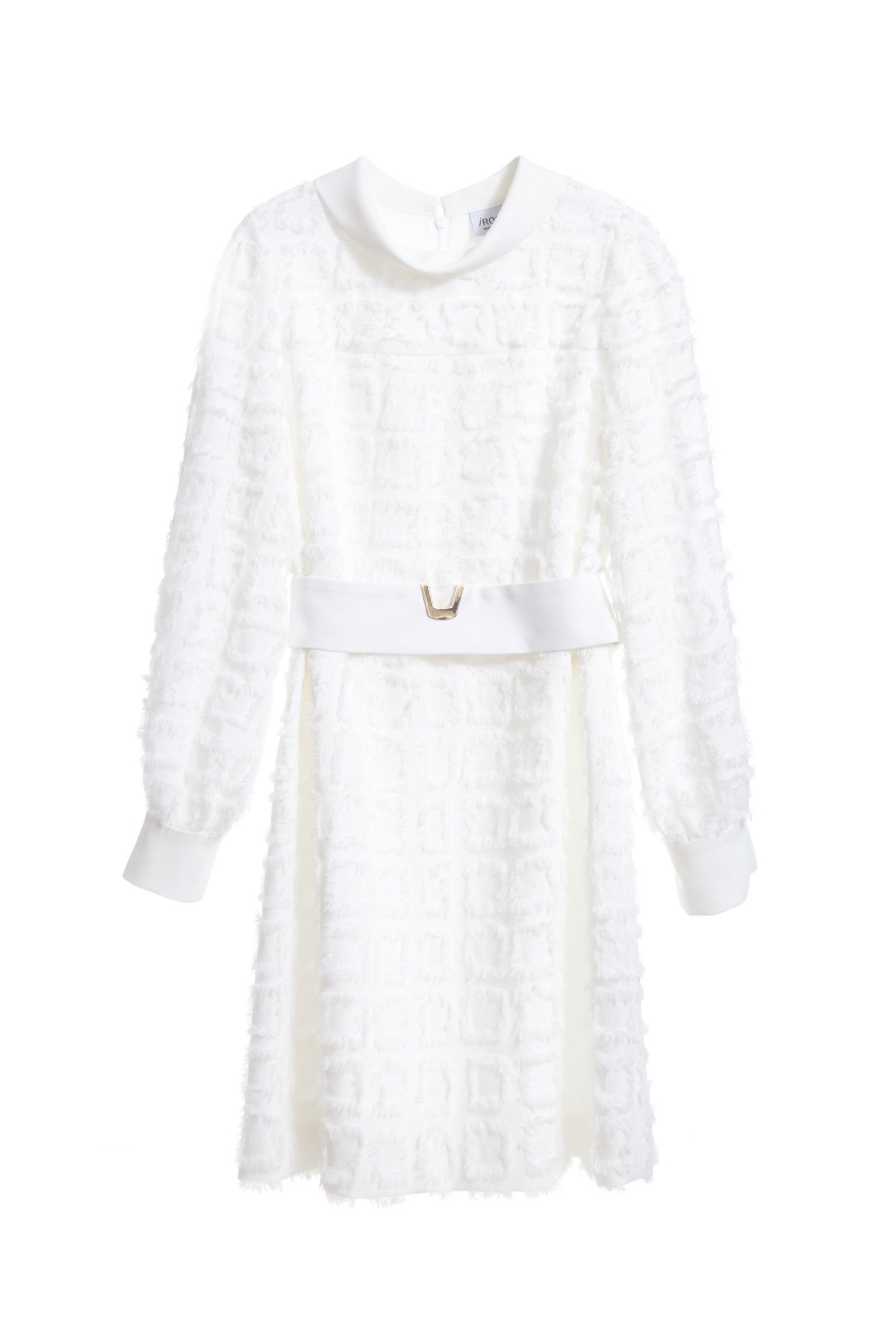 Romantic see-through lace chiffon dress