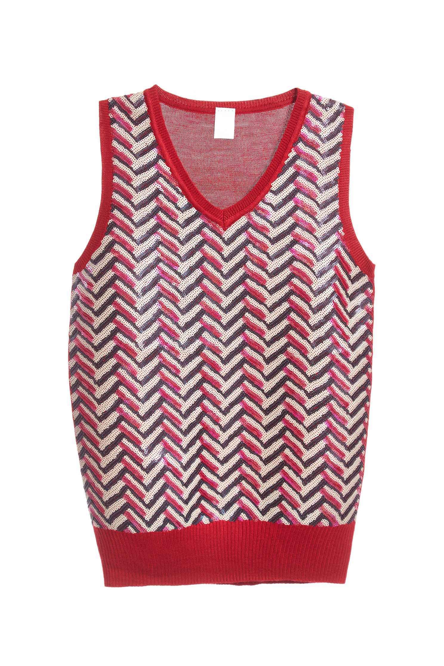 Color matching classic vest