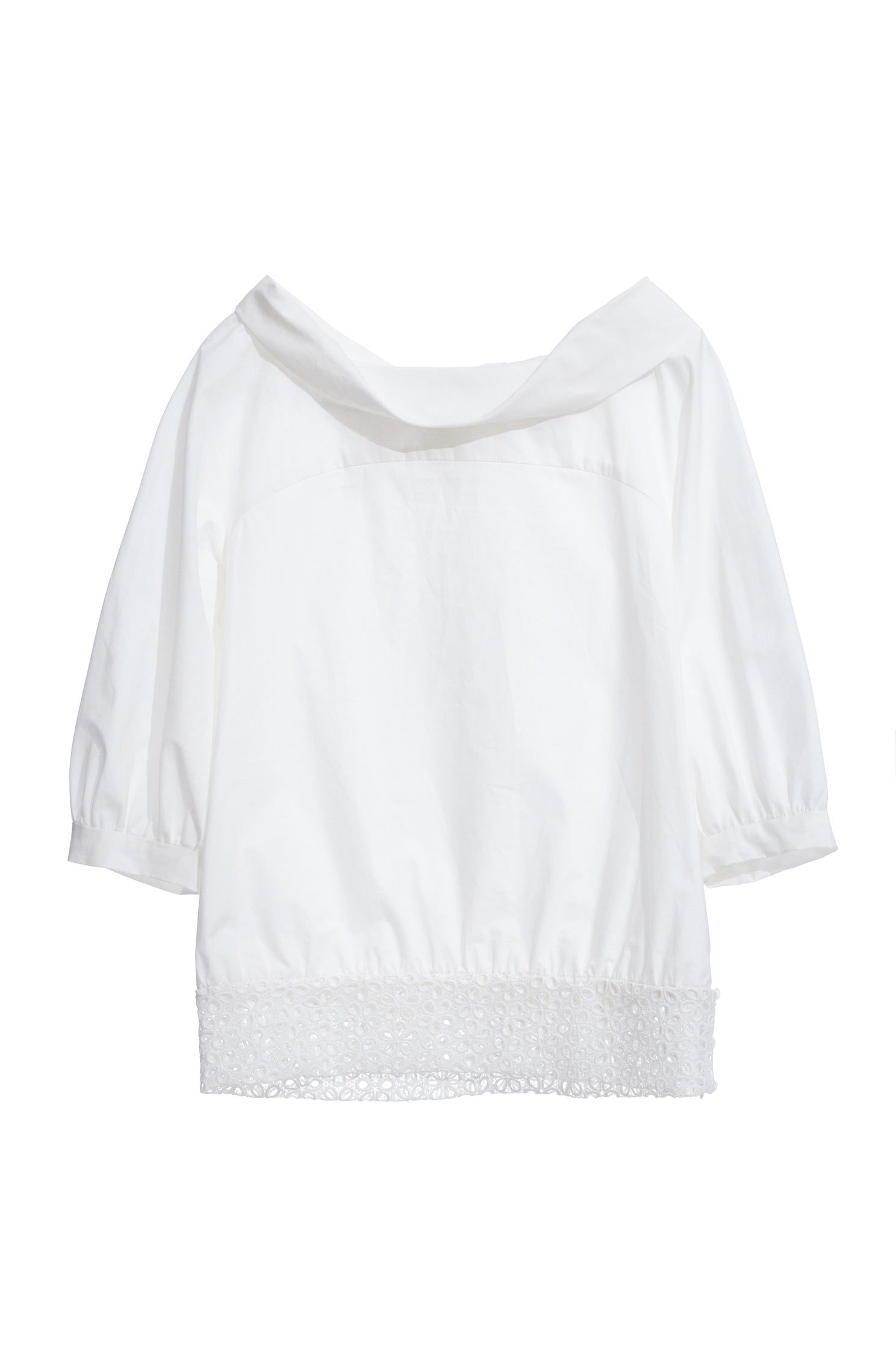 Classic elbow-length sleeve top