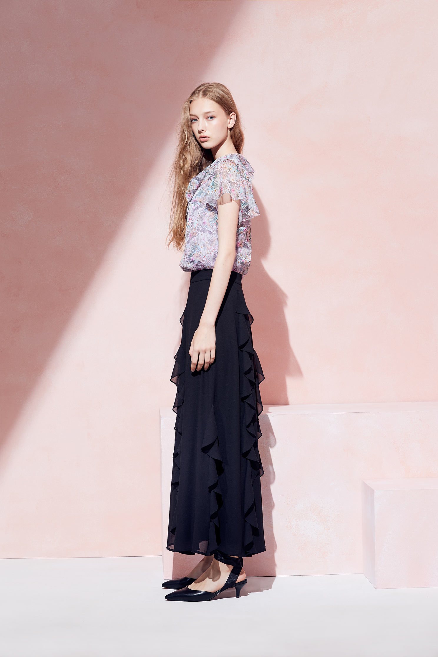 Elegant floral design top