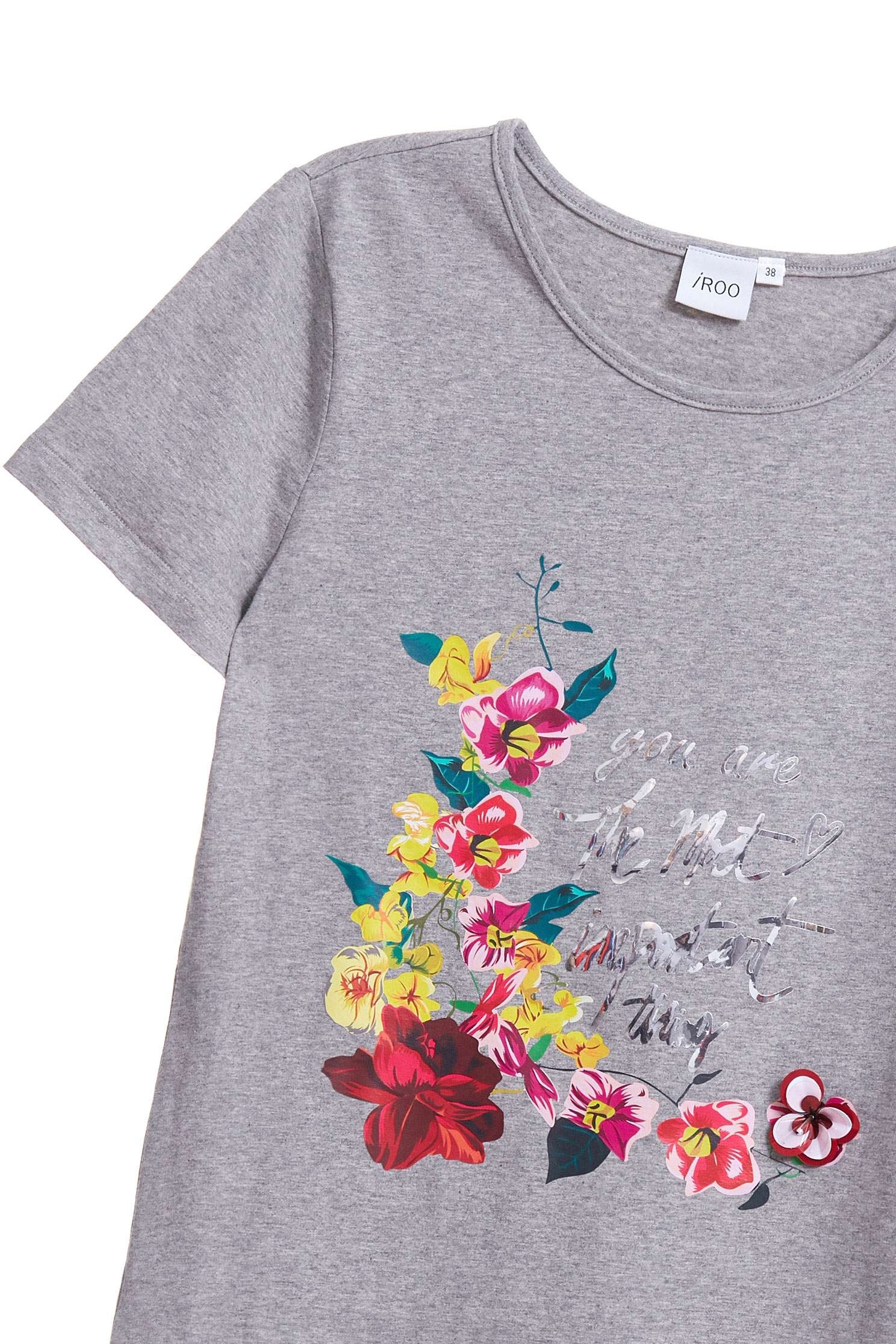 Romantic flower T-shirt