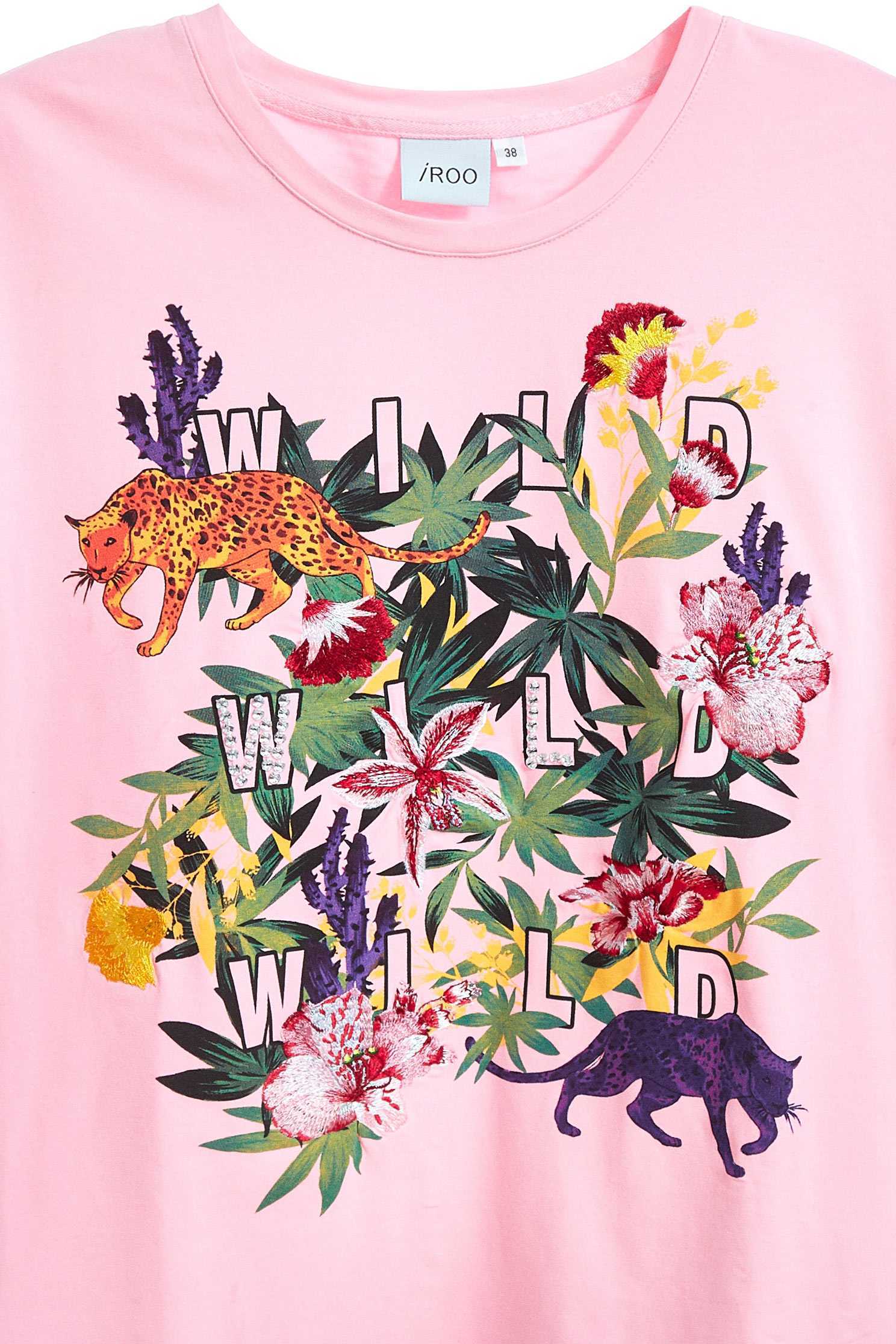 Rainforest totem cotton T-shirt