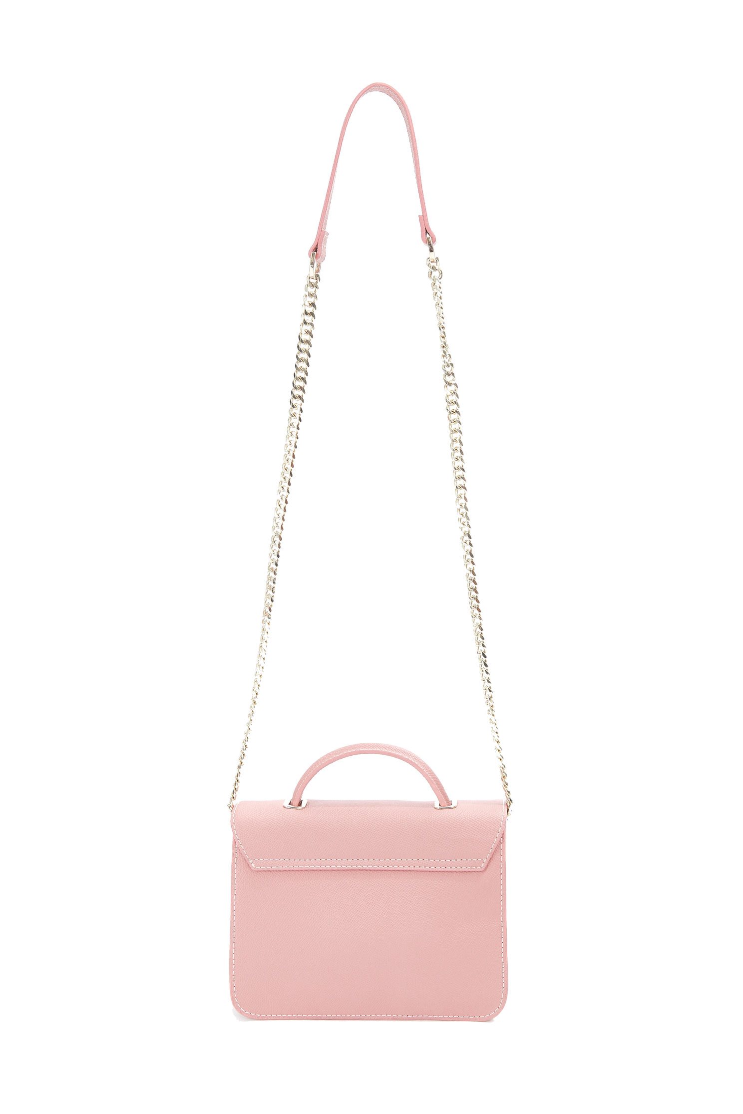 Elegant metal chain shoulder bag