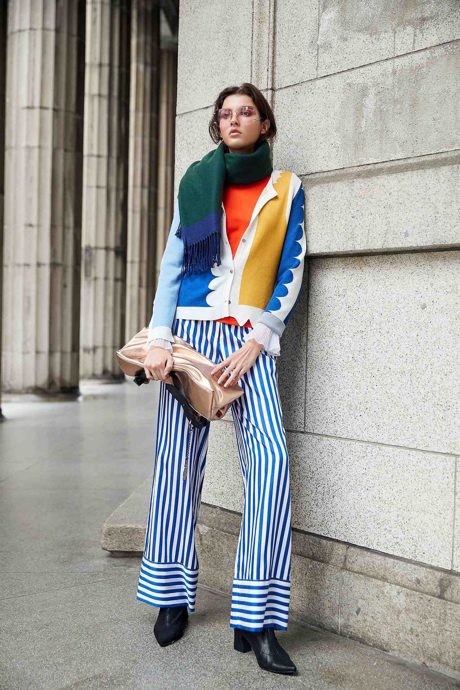Color matching scarf