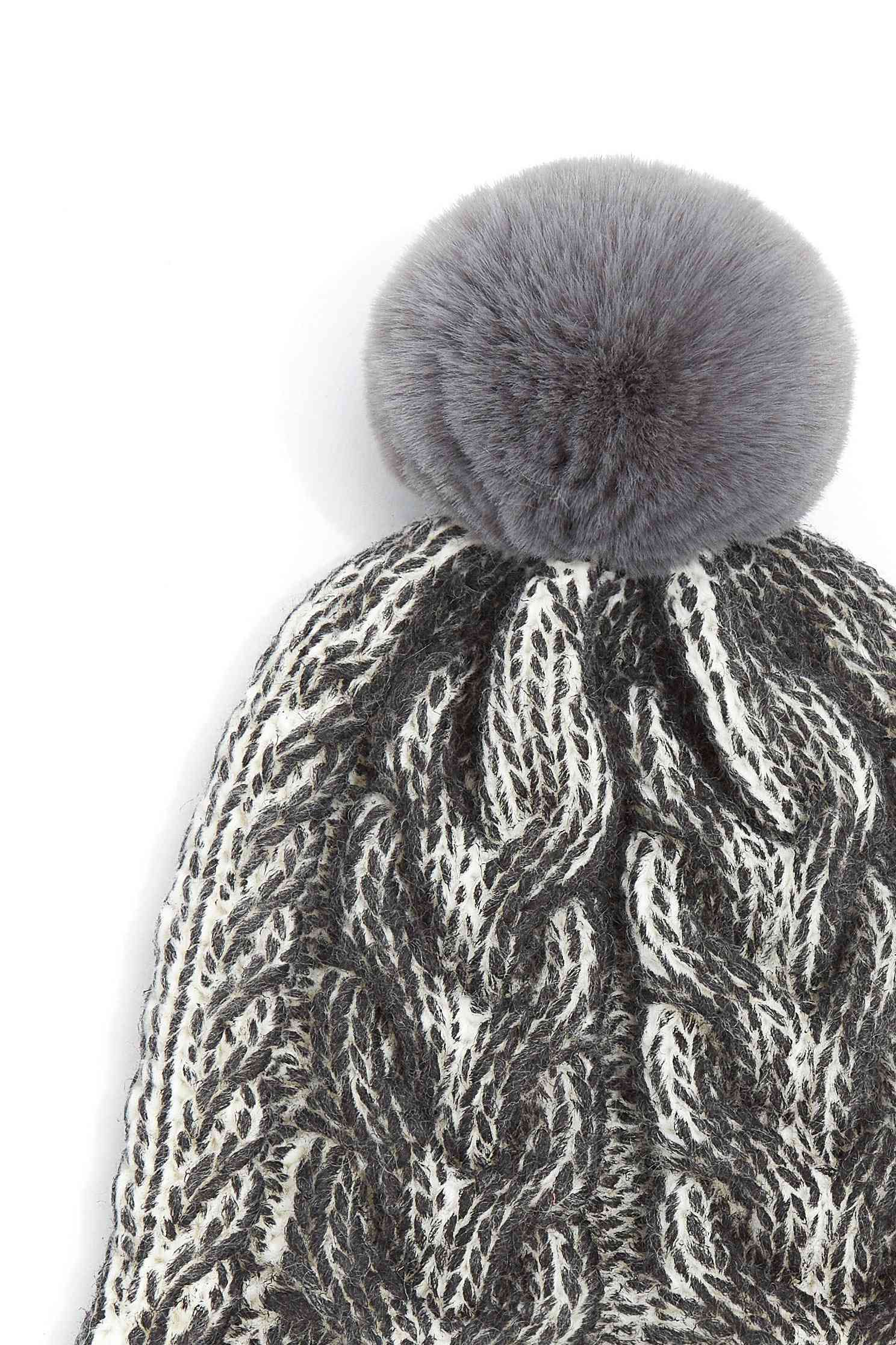 Styling bobble hat