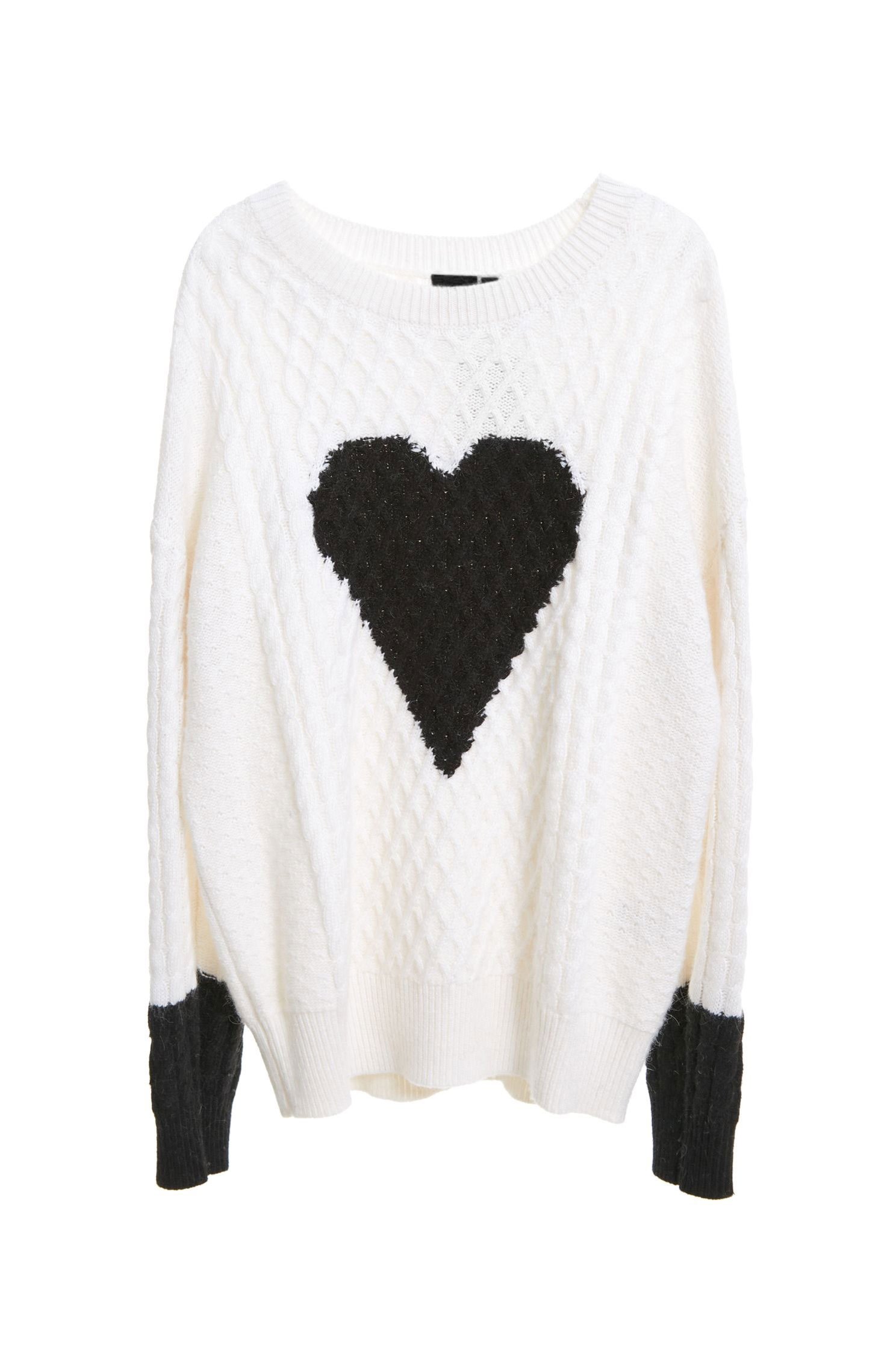 Heart pattern classic top