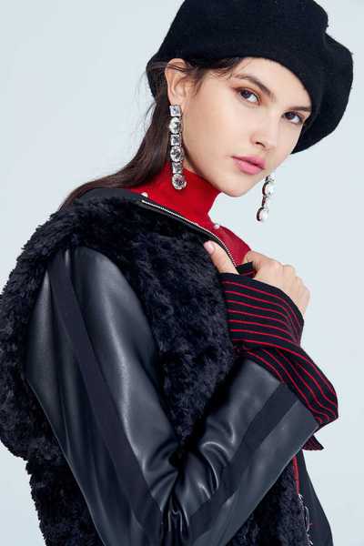 Sleeves stitching classic design jacket