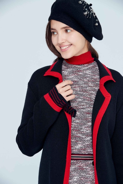 Classic coat with tie belt