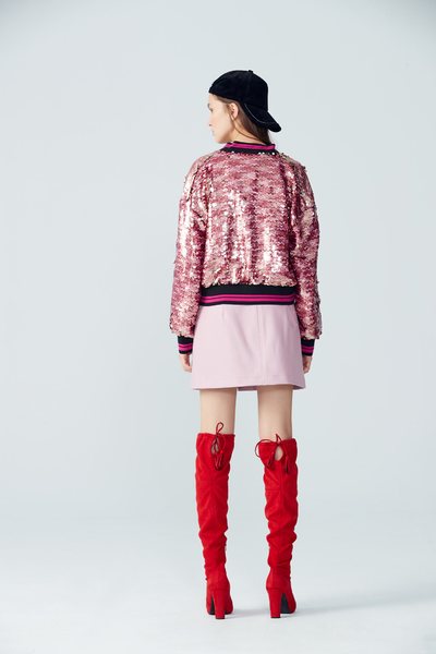 Full sequins coat