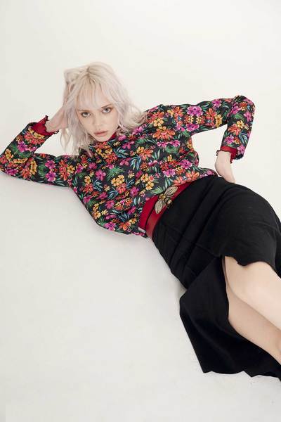 Irregular classic fashion long skirt