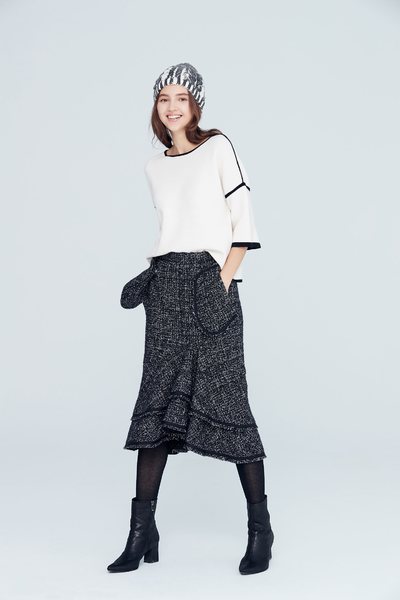 Elegant classic design long skirt