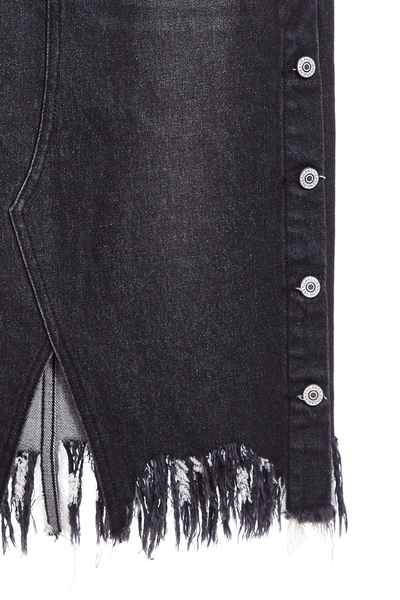 Side-breasted skirt