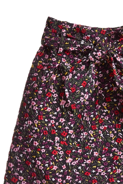Retro floral totem mini skirt