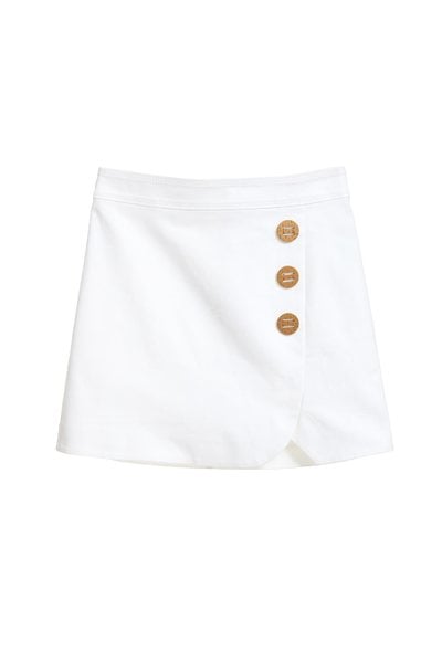 Buttoned fashion skirt