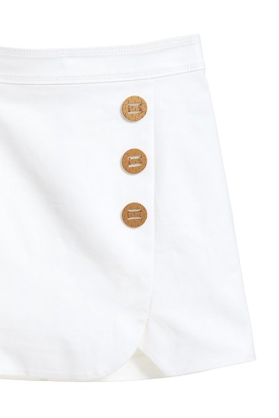 Buttoned fashion skirt