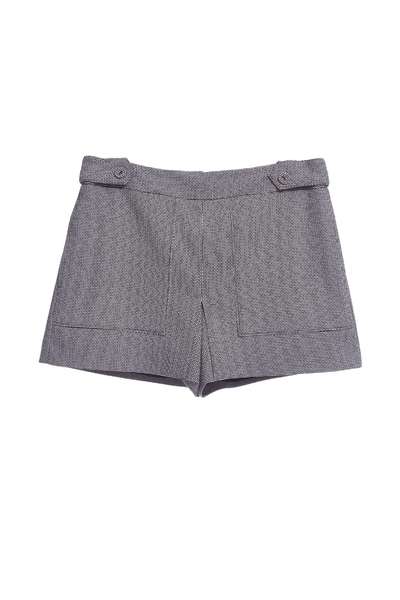 A Line Basic Slit Mini Skort