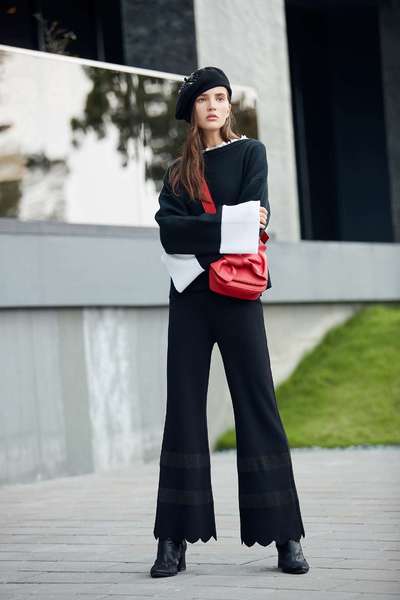 elegant urban flare pants