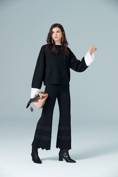 elegant urban flare pants
