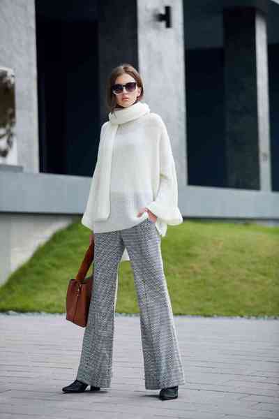 Houndstooth trousers