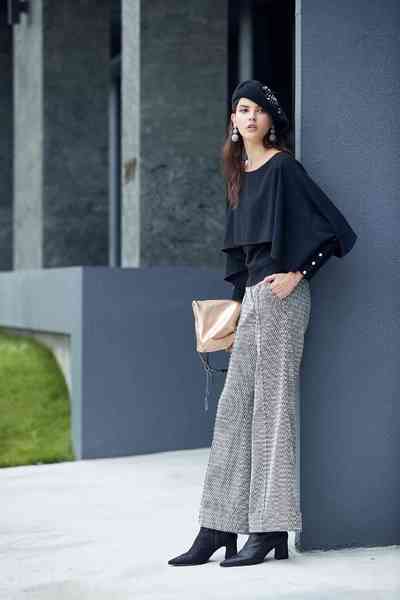 Houndstooth trousers