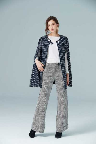 Houndstooth trousers