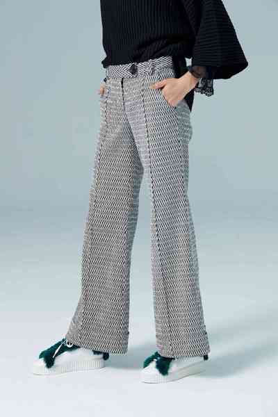 Houndstooth trousers