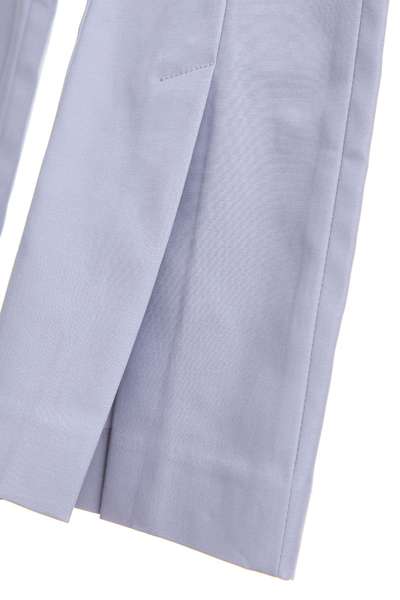 Plain slim pants