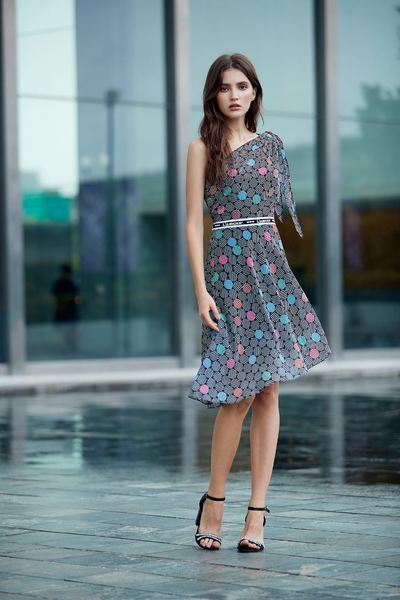 Off-the-shoulder dress