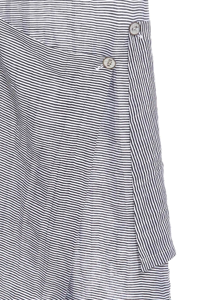 Striped irregular design dress