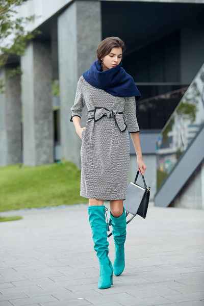 Houndstooth dress