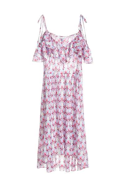 Elegant floral fashion dress