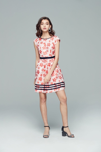 Vintage pattern design dress