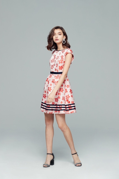 Vintage pattern design dress