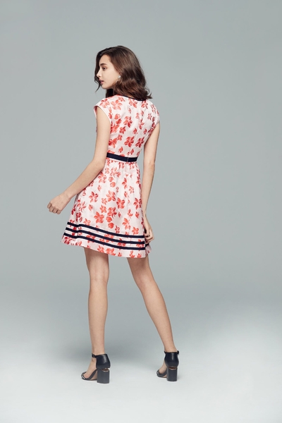 Vintage pattern design dress