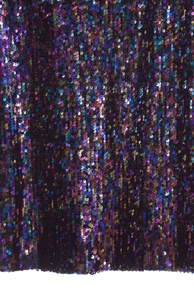 Chest-length sequined sleeveless vest