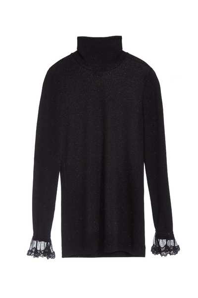 lace spliced blouse