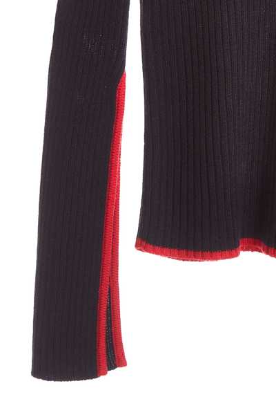 High-neck color matching classic top