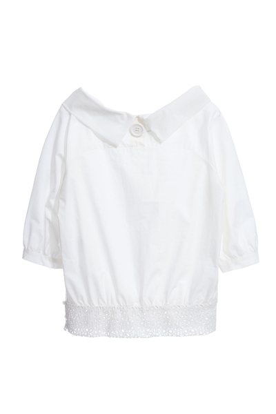 Classic elbow-length sleeve top