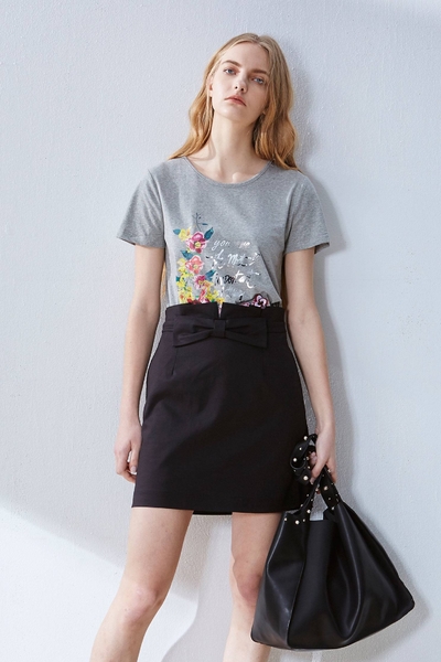 Romantic flower T-shirt