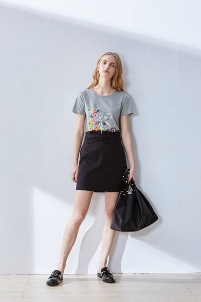 Romantic flower T-shirt