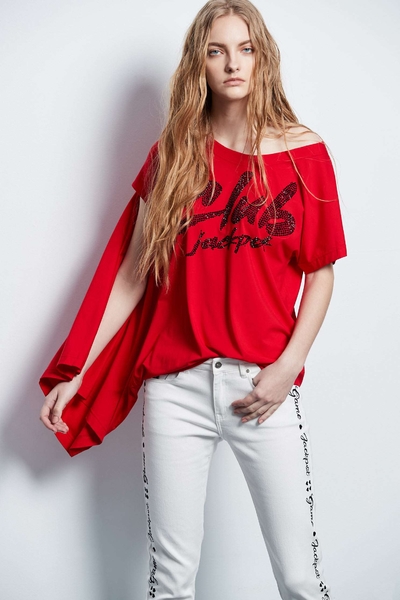 Irregular fashion design tops