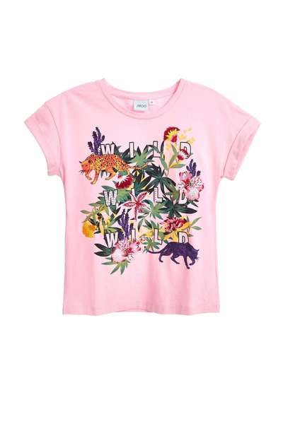 Rainforest totem cotton T-shirt