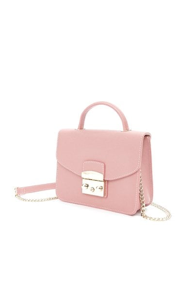 Elegant metal chain shoulder bag