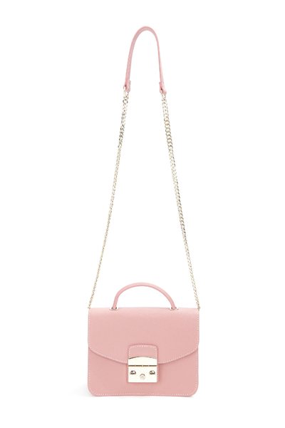 Elegant metal chain shoulder bag