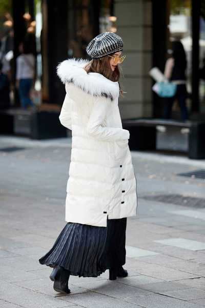 Knitted fashion beret