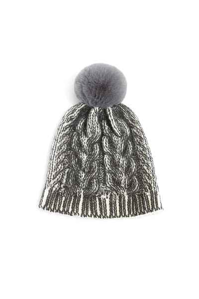 Styling bobble hat