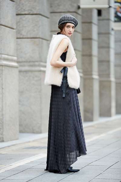Open front plush sleeveless vest